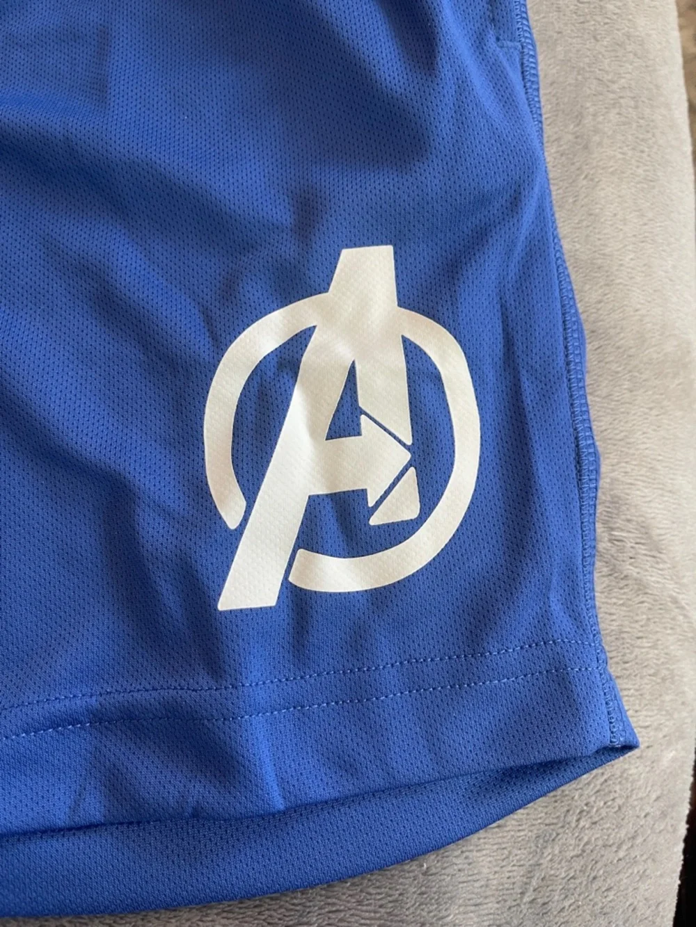 Marvel Avenger Kids Blue Athletic Shorts blue Multicolor Logo 2 Pairs youth med